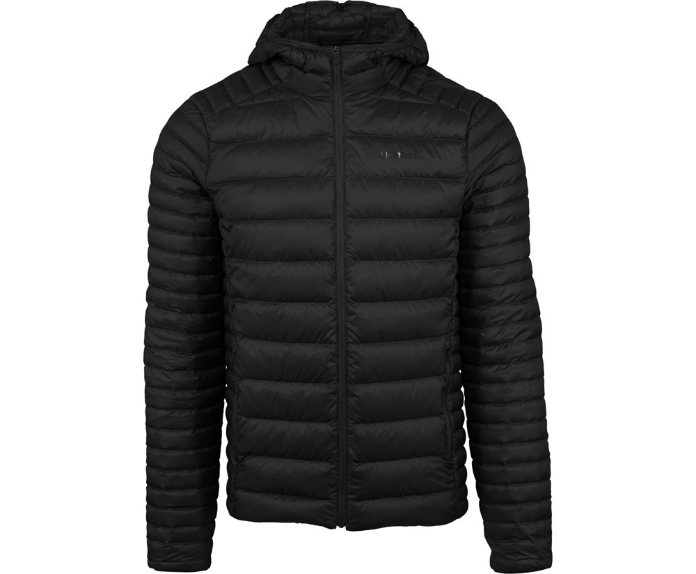 Chaquetas Hombre - Merrell Ridgevent™ Thermo Hoody - Negras - BNEG-41608